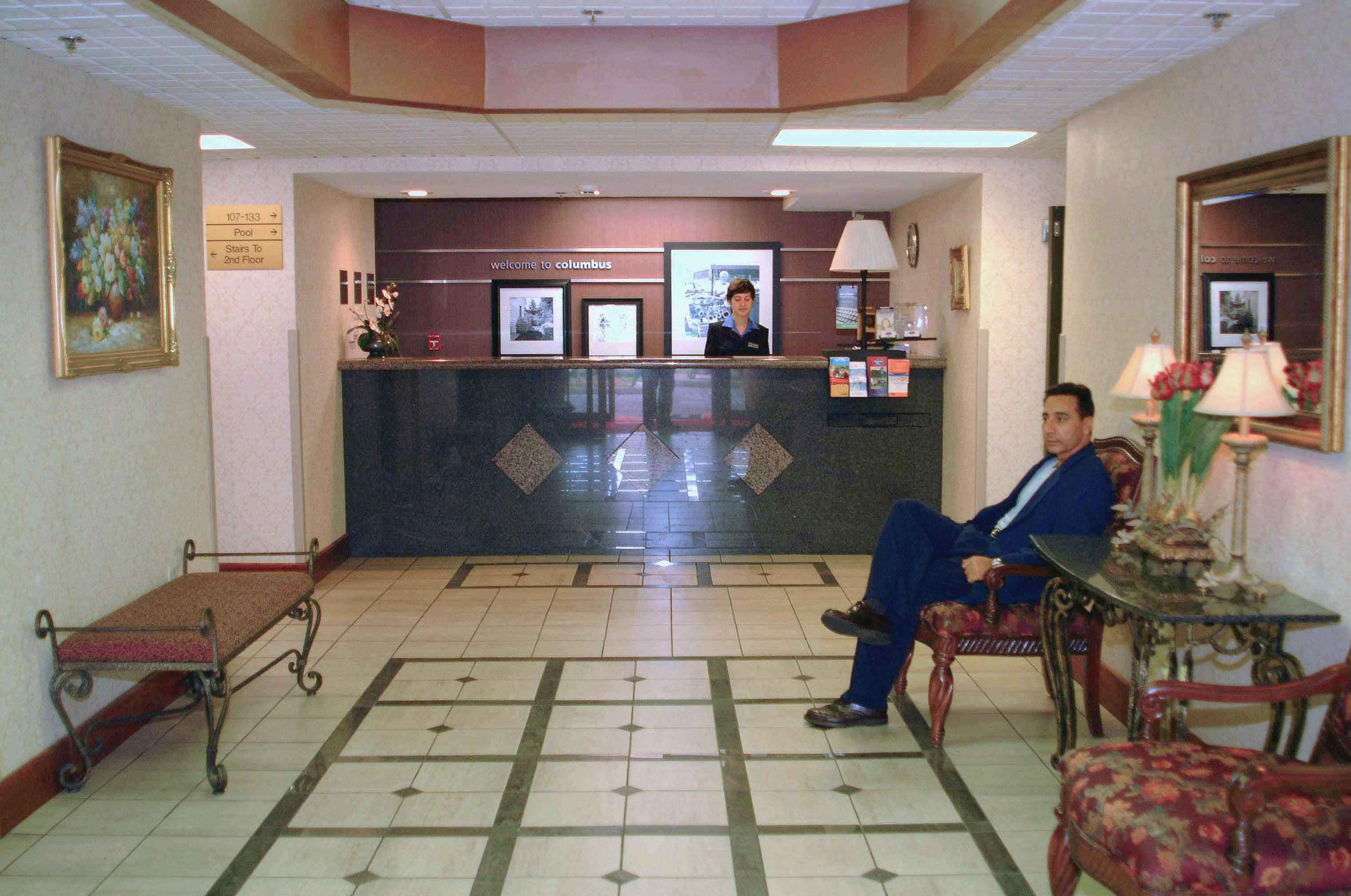 Hampton Inn Columbus-South Гров Сити Интерьер фото